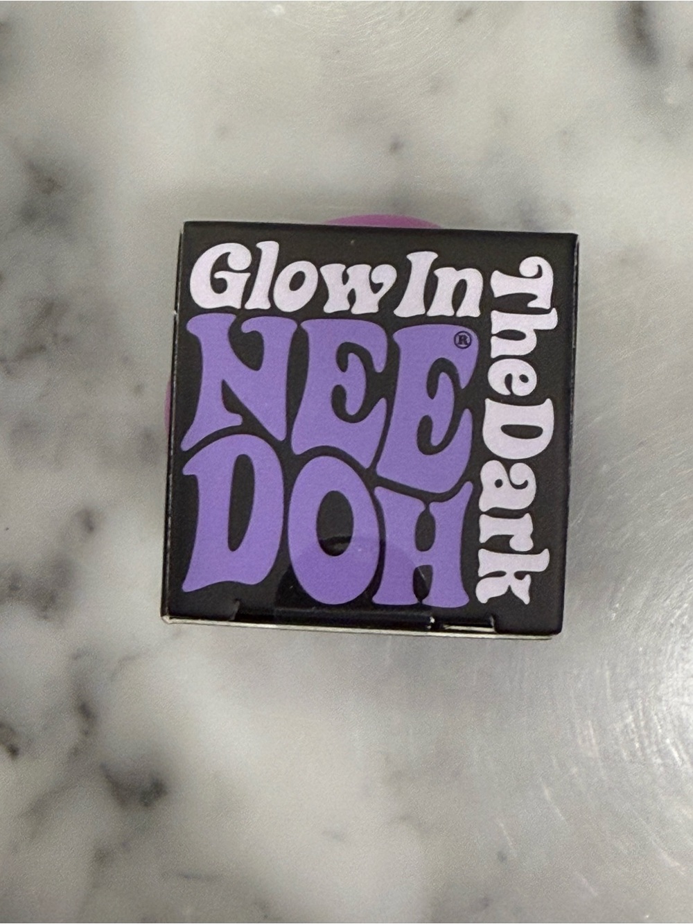 NeeDoh glow in the dark-Purple